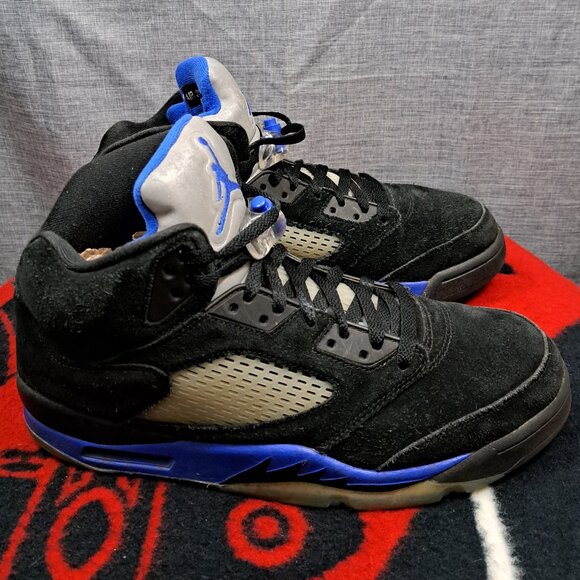 Size 12 Men Nike Air Jordan 5 Racer Blue (CT4838-004) - Picture 2 of 16